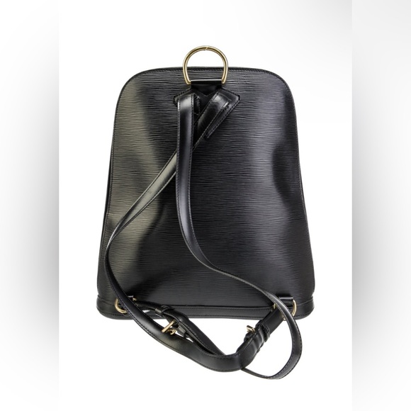 Louis Vuitton LV Black Epi Gobelins Backpack Bag Unisex Vintage Modern - Picture 14 of 15